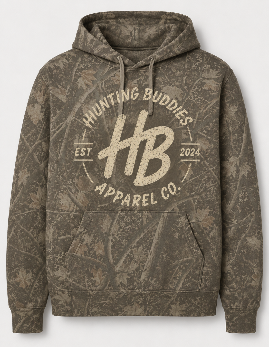 HB Tan Camo Hoodie