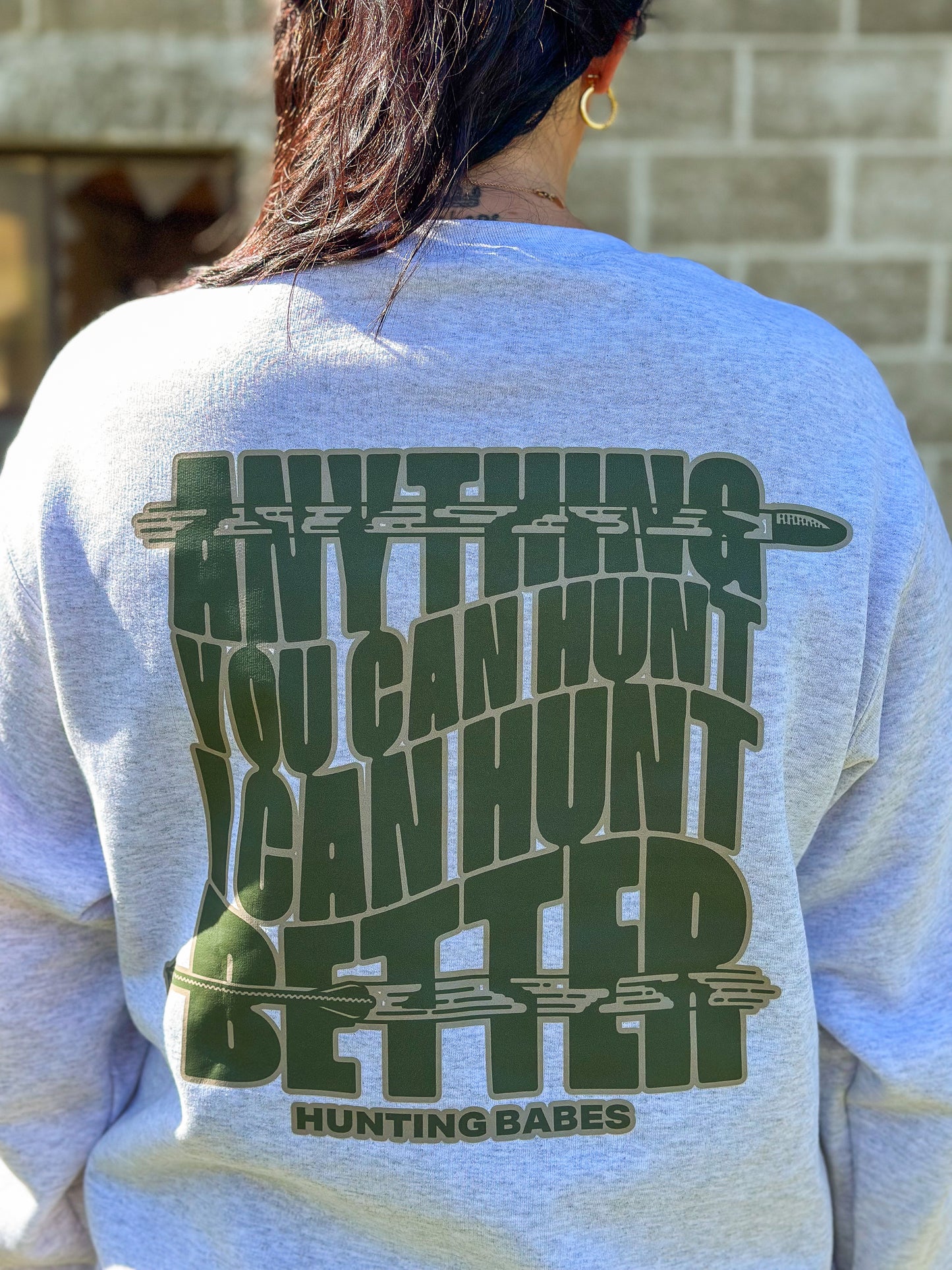 Hunting Babes Crewneck Sweatshirt