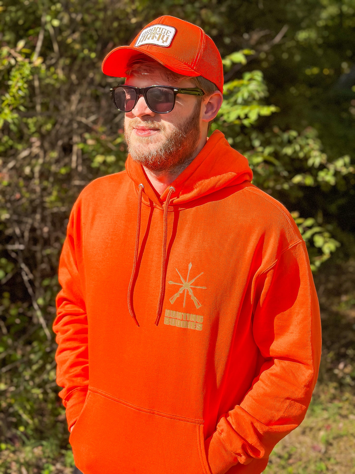 HB Orange Army Hoodie