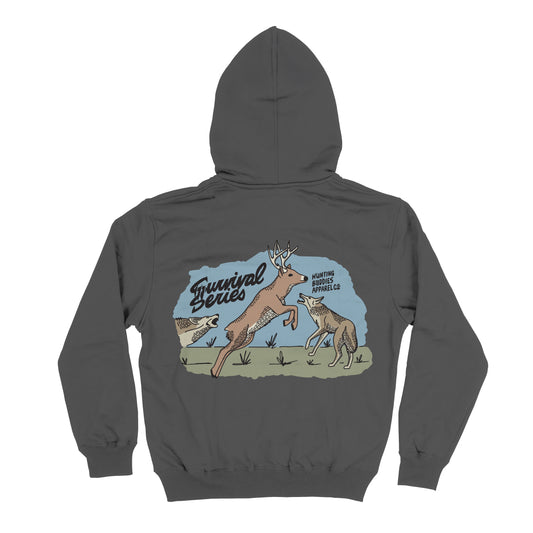 HB Survival Series – Buck vs. Coyote Hoodie